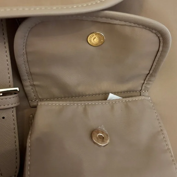 Year of Ours Top-Loading Buckle Closure Backpack in Tan - Picture 5 of 13